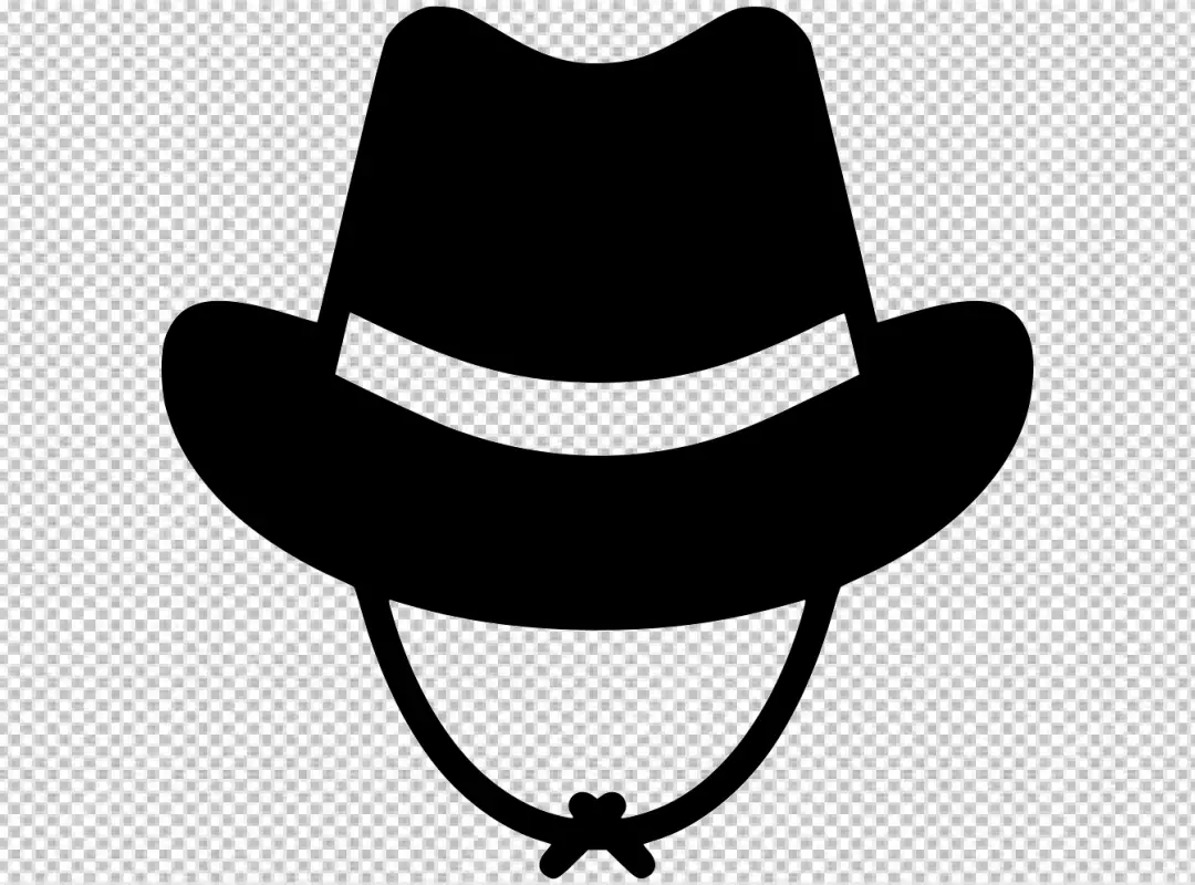 Free Premium PNG Cowboy hat on isolated png bg