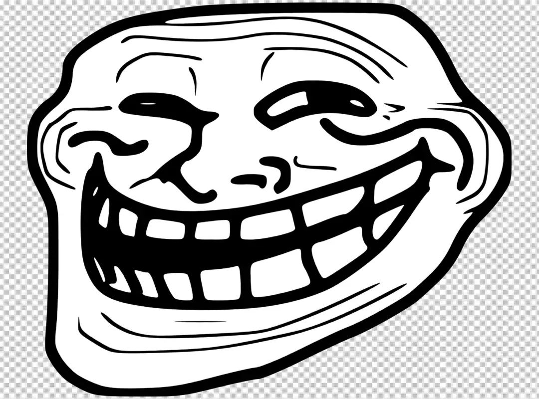 Free Premium PNG Internet troll Trollface U mad Desktop Rage comic