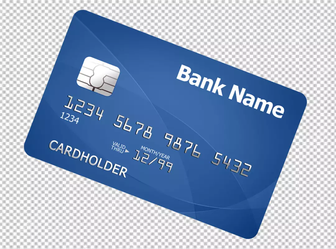 Free Premium PNG Isometric glass effect credit card transparent background 