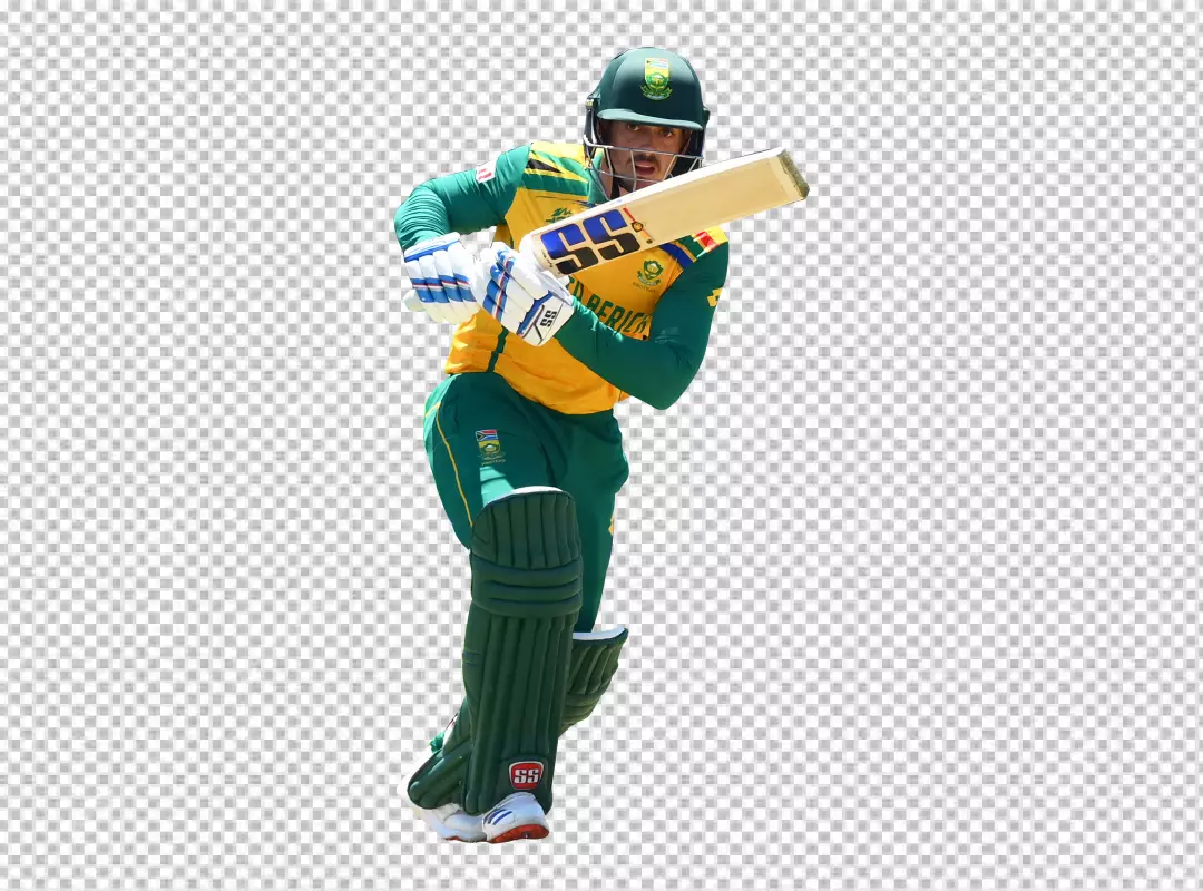 Free Premium PNG quinton de kock south african cricketer free png