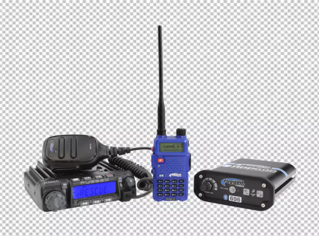 Free Premium PNG Walkietalkie communication radio on a transparent background