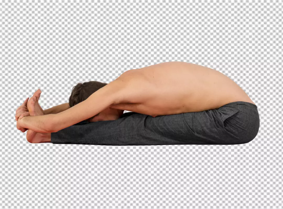 Free Premium PNG Artfully depicts the man’s concentrated effort and dynamic presence