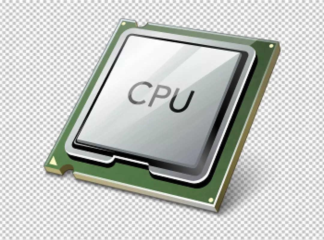 Free Premium PNG CPU isolated on transparent background