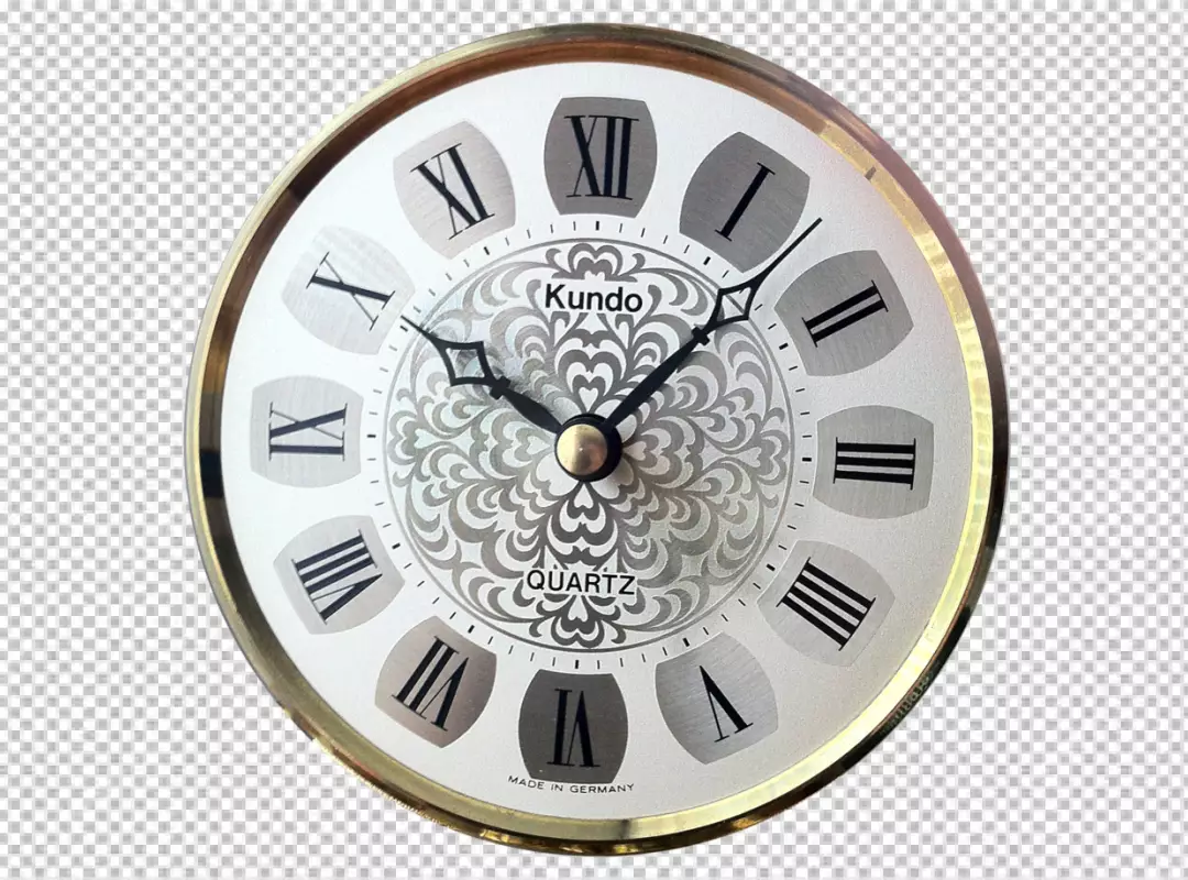 Free Premium PNG Top view wall clock still life