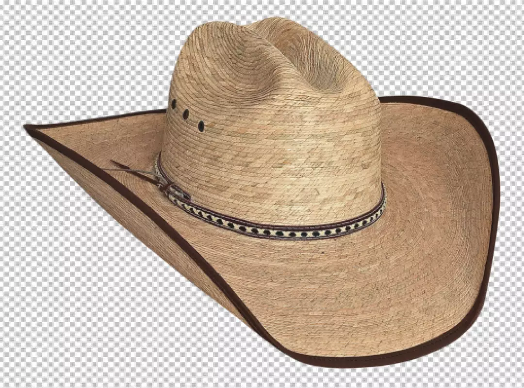 Free Premium PNG template with a cowboy hat isolated PNG