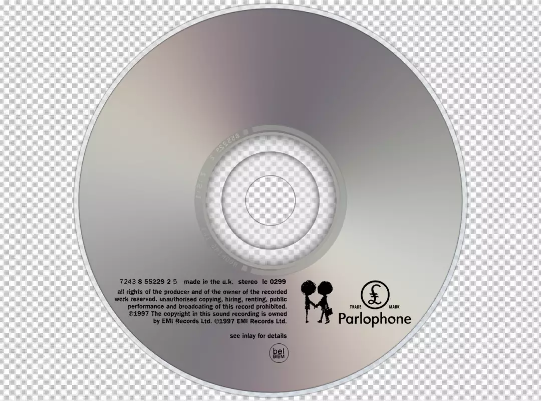 Free Premium PNG Realistic cd  on transparent background