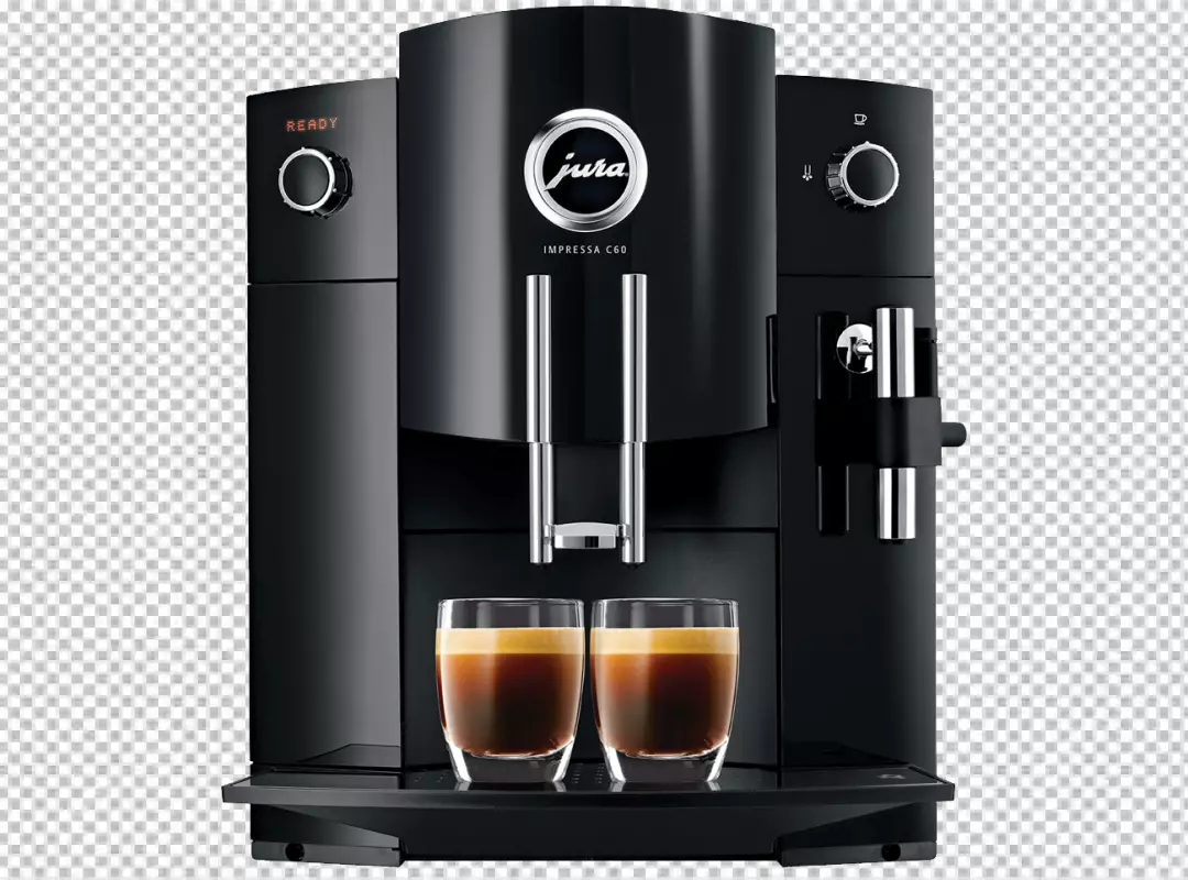 Free Premium PNG PNG Coffee machine making a perfect cup of coffee