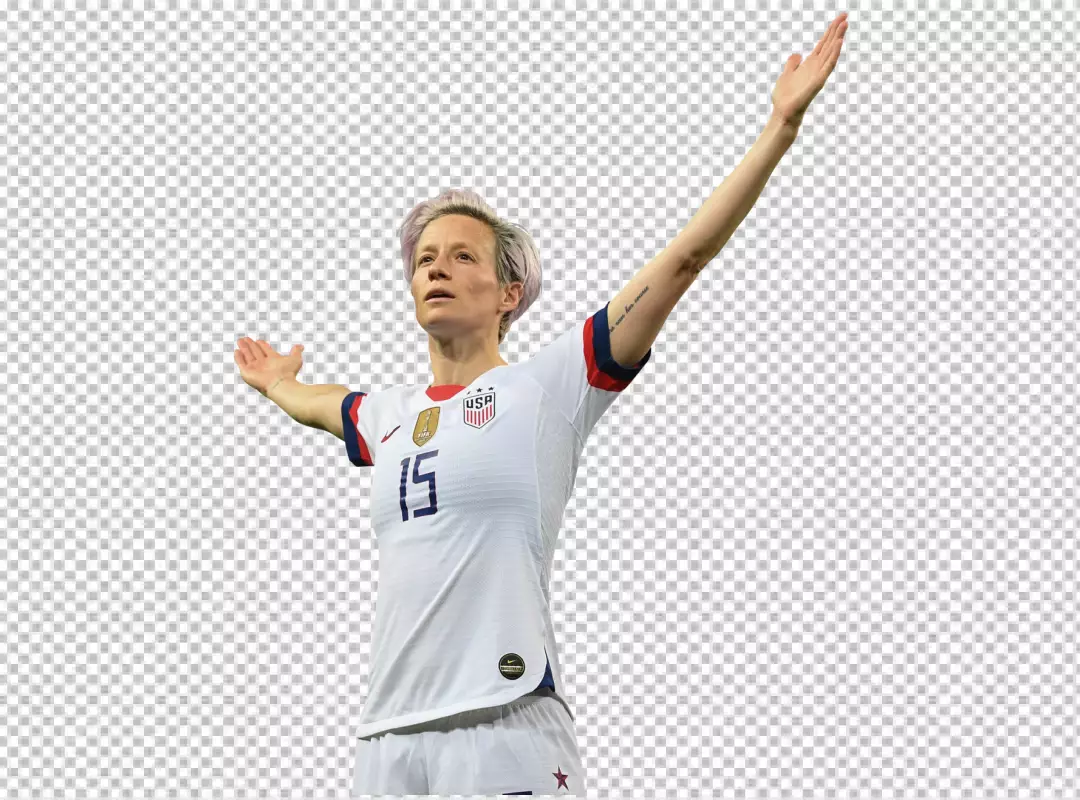 Free Premium PNG Megan Rapinoe USA Women former soccer player