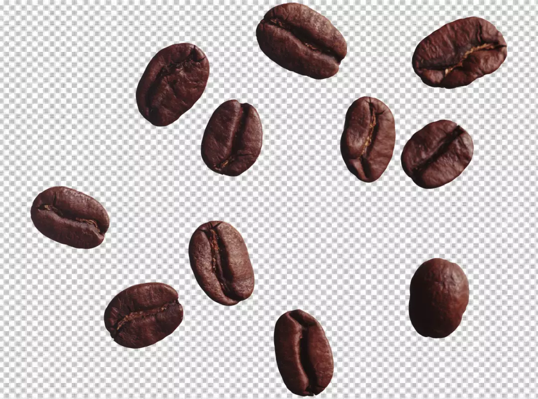 Free Premium PNG Fresh roasted coffee beans with copy space