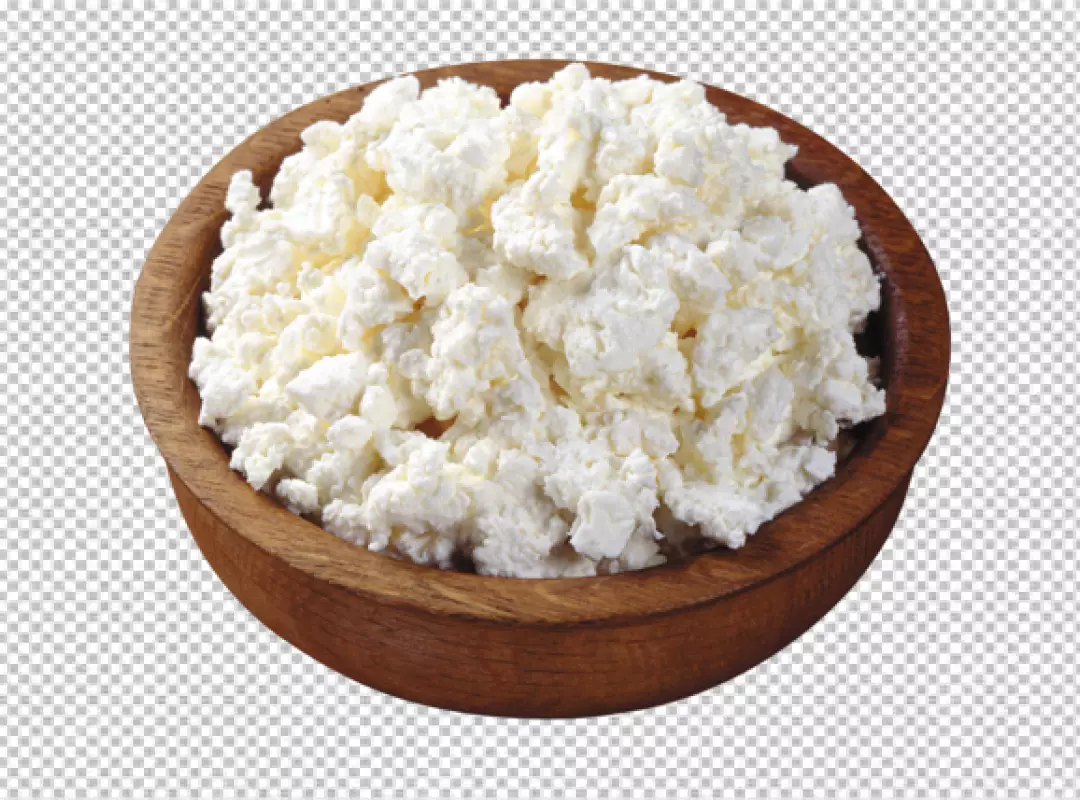 Free Premium PNG Front view delicious cottage cheese with fresh 