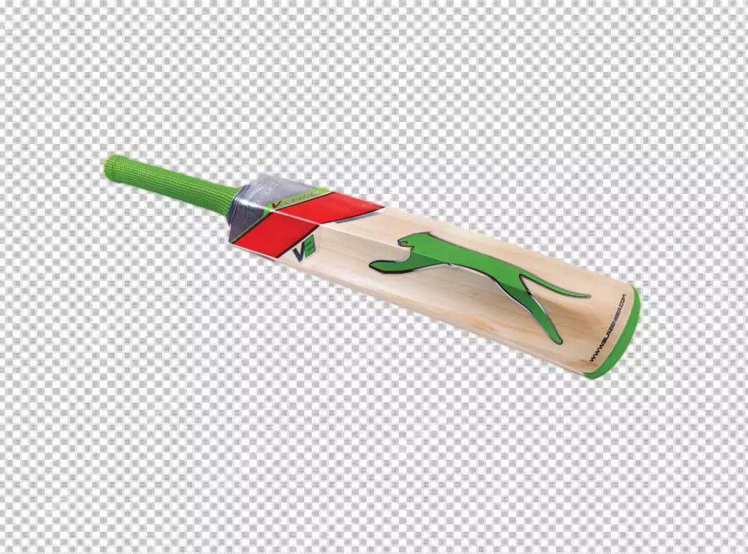 Free Premium PNG A picture of a bat and a bat with the words cricket on it