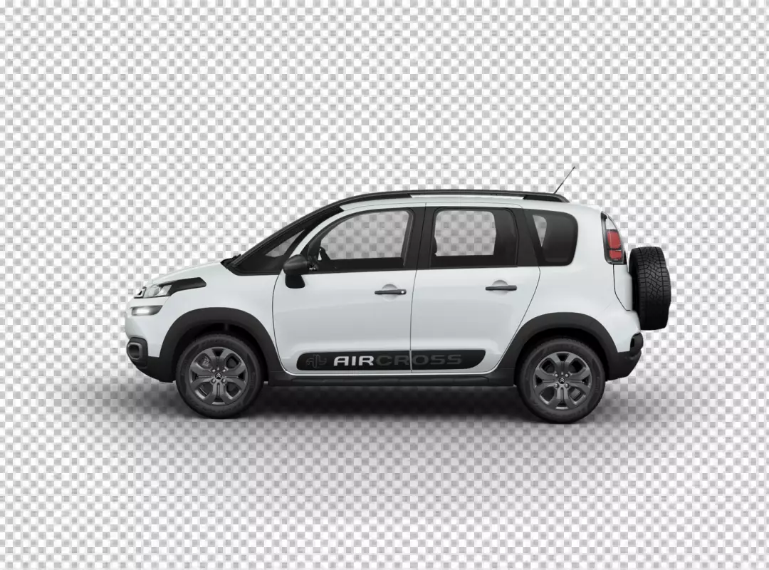 Free Premium PNG White color citroen side view png