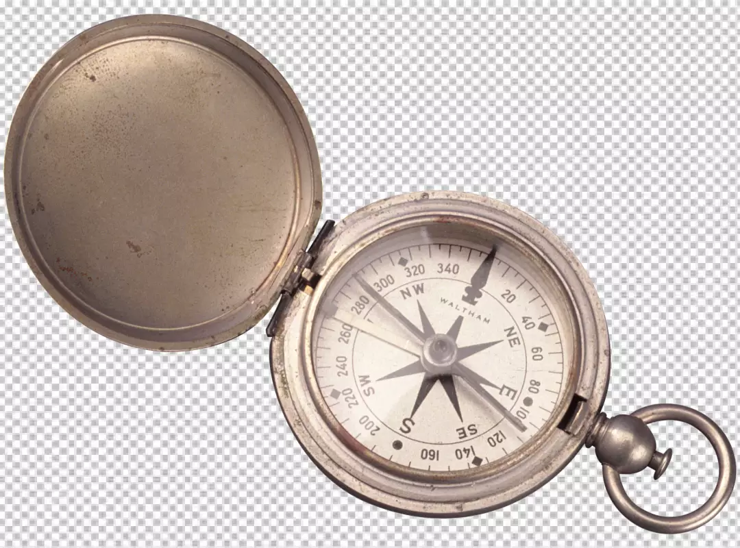 Free Premium PNG erson navigating with a compass png