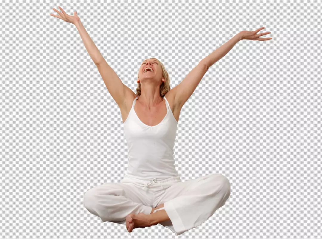 Free Premium PNG Vividly reflects the woman's focus and dynamic intensity