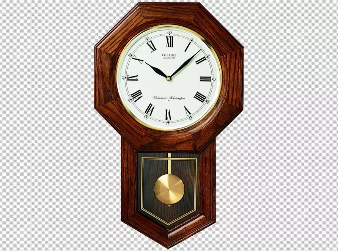 Free Premium PNG Top view wall clock still life png