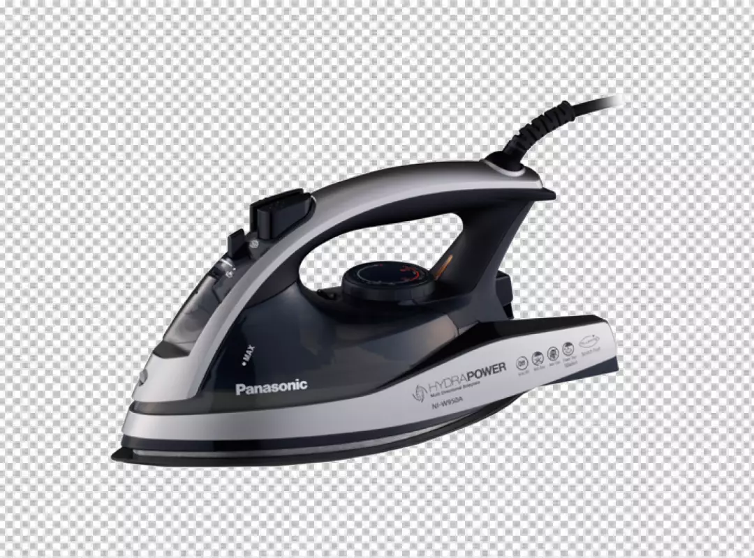 Free Premium PNG Clothes iron isolated on transparent BG