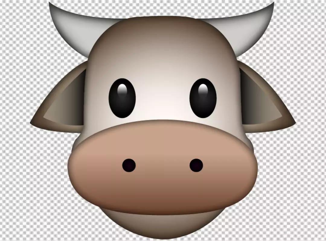 Free Premium PNG cow head image png