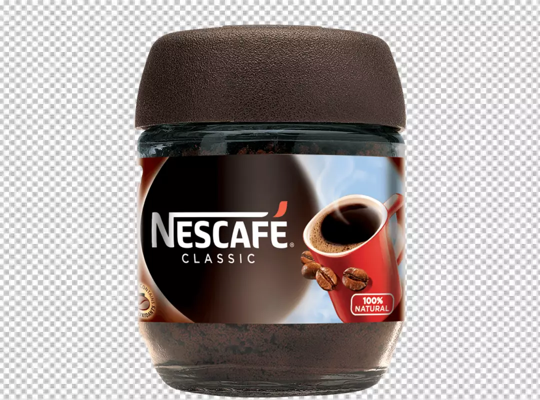 Free Premium PNG coffee jar big size transparent background 