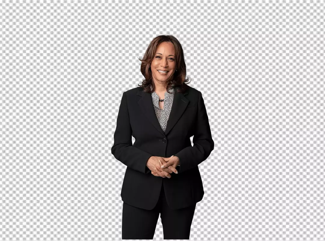 Free Premium PNG Kamala Devi Harris Candidate for President of the United States