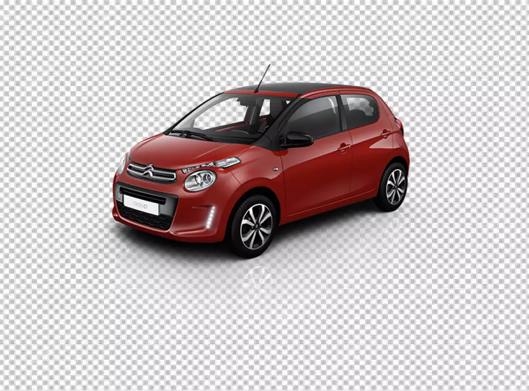 Free Premium PNG Red color citroen car PNG