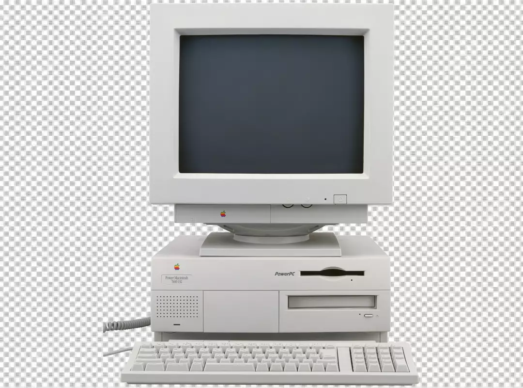 Free Premium PNG Vintage retro classic desktop computer isolated PNG