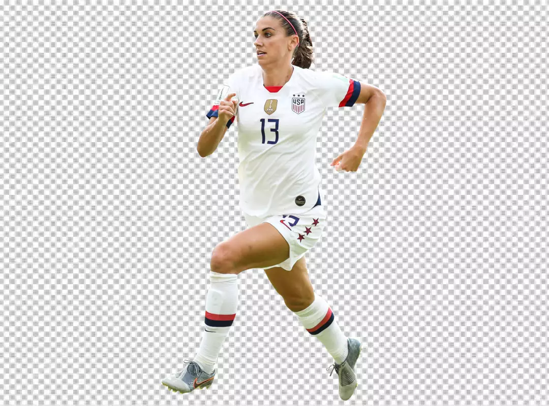 Free Premium PNG Alex Morgan USA Women render soccer player