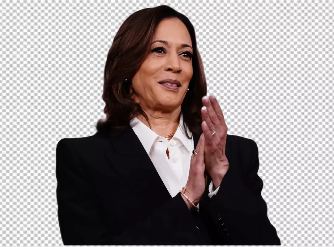 Free Premium PNG Kamala Harris Candidate for President of the United States