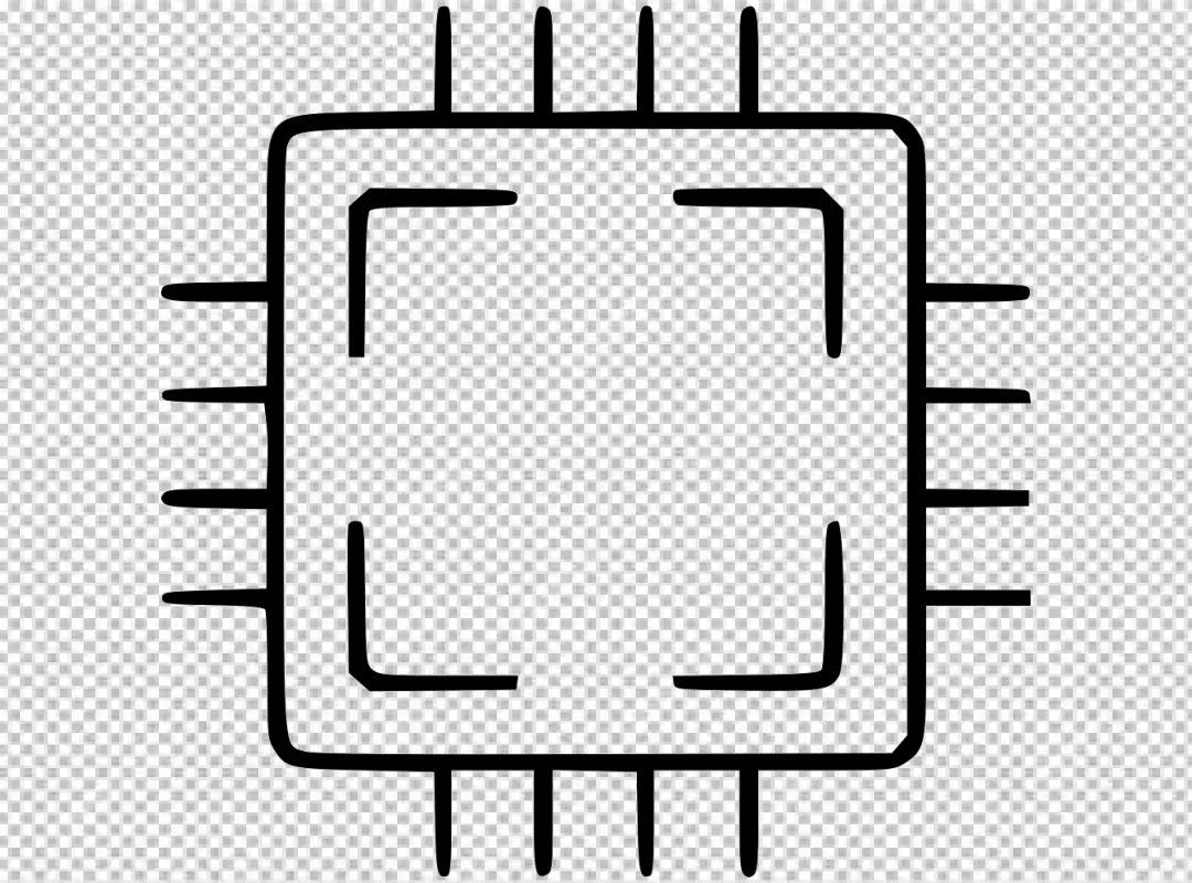 Free Premium PNG Magnificent Microchip isolated on PNG