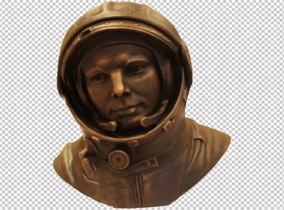 Free Premium PNG Gaze soviet cosmonaut and space pioneer