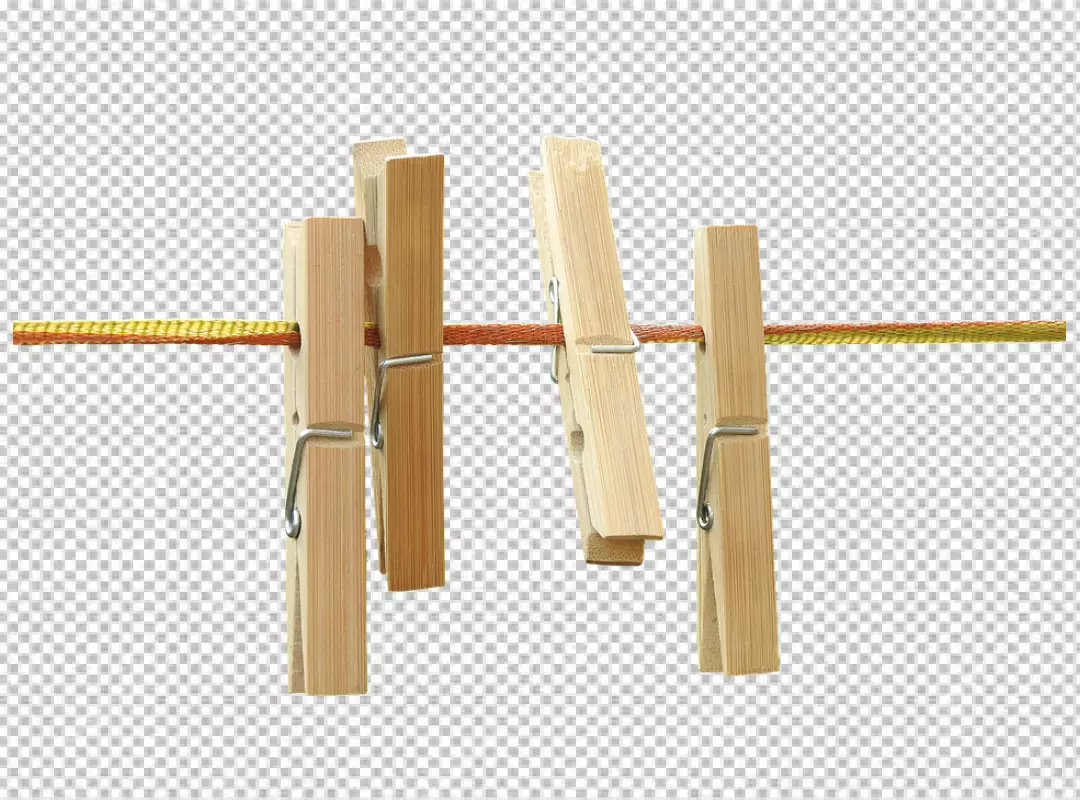 Free Premium PNG Colorful clothespins hanging on a string  wood color