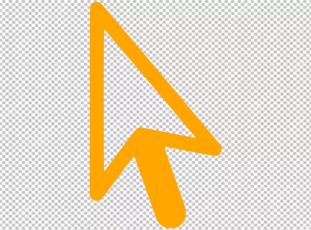 Free Premium PNG Yellow Mouse cursor