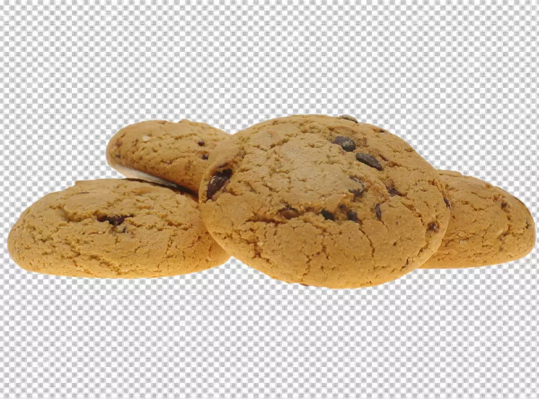 Free Premium PNG Baking delicious chocolate chip cookies isolatedon png bg