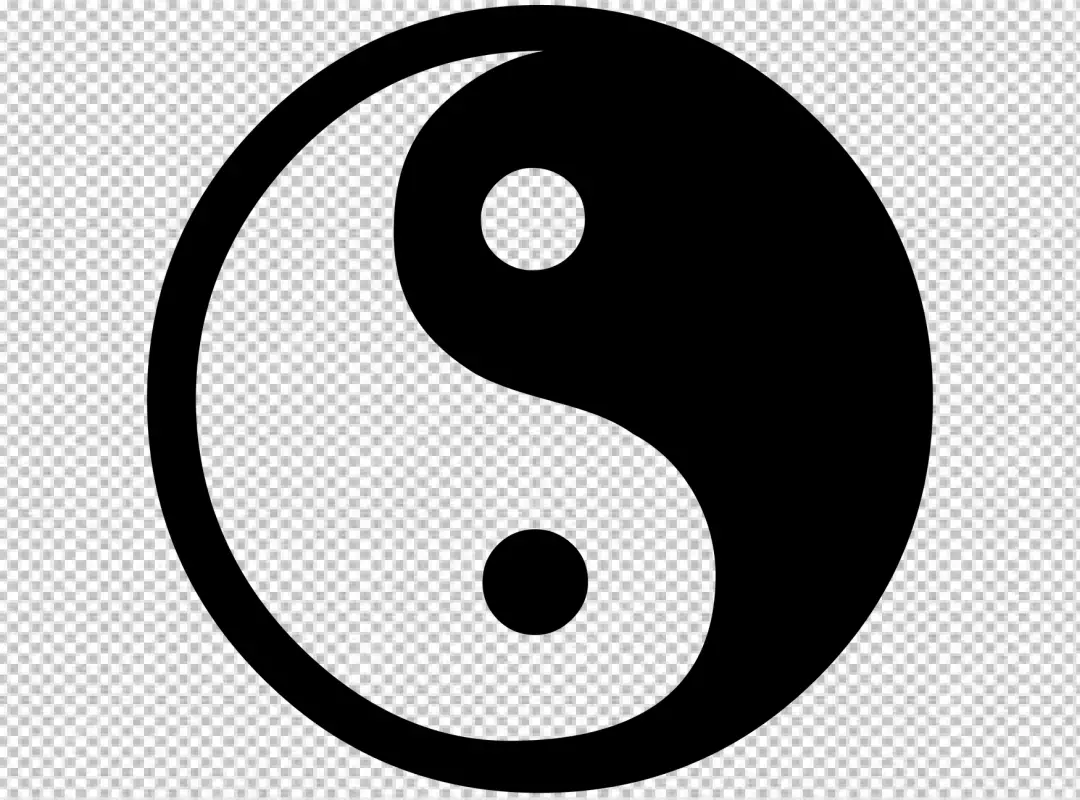 Free Premium PNG The symbol of harmony balance and interconnected opposites