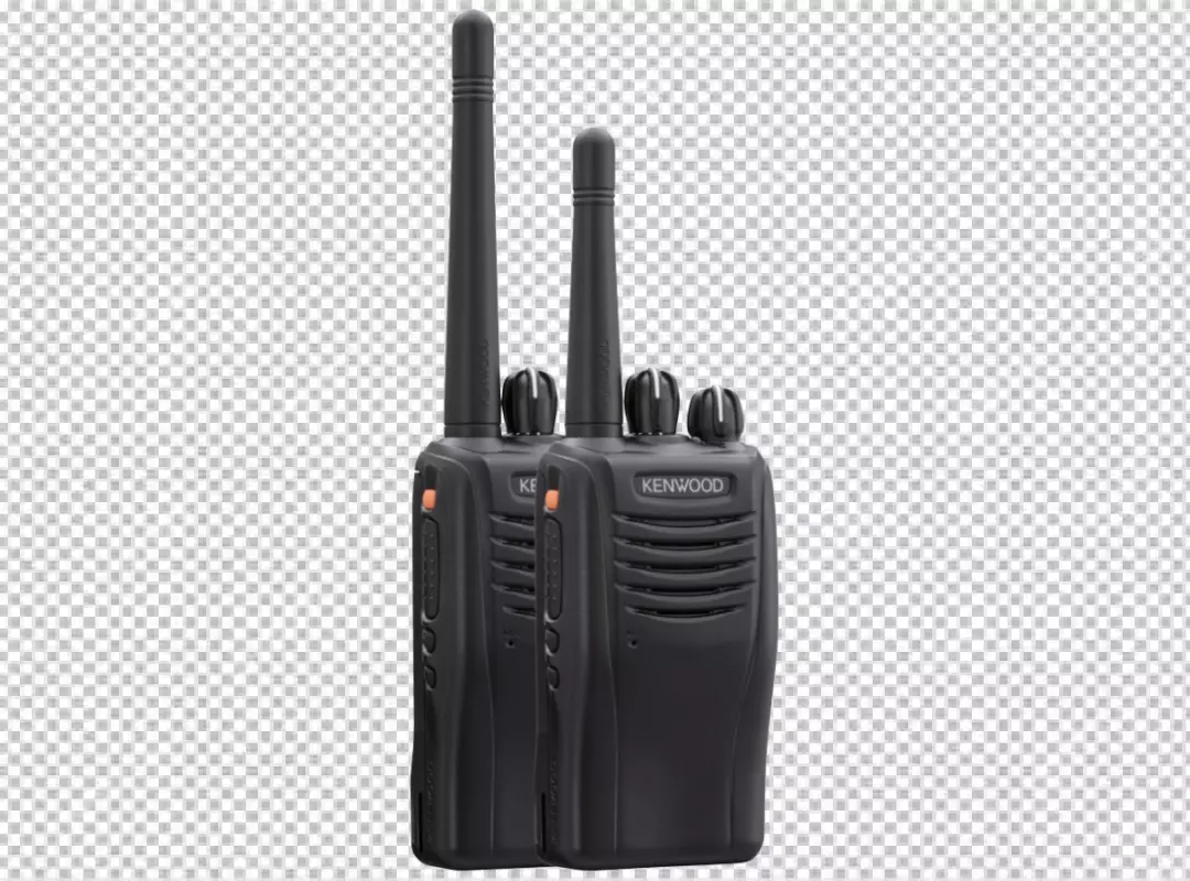 Free Premium PNG Walkietalkie communication radio on a trans