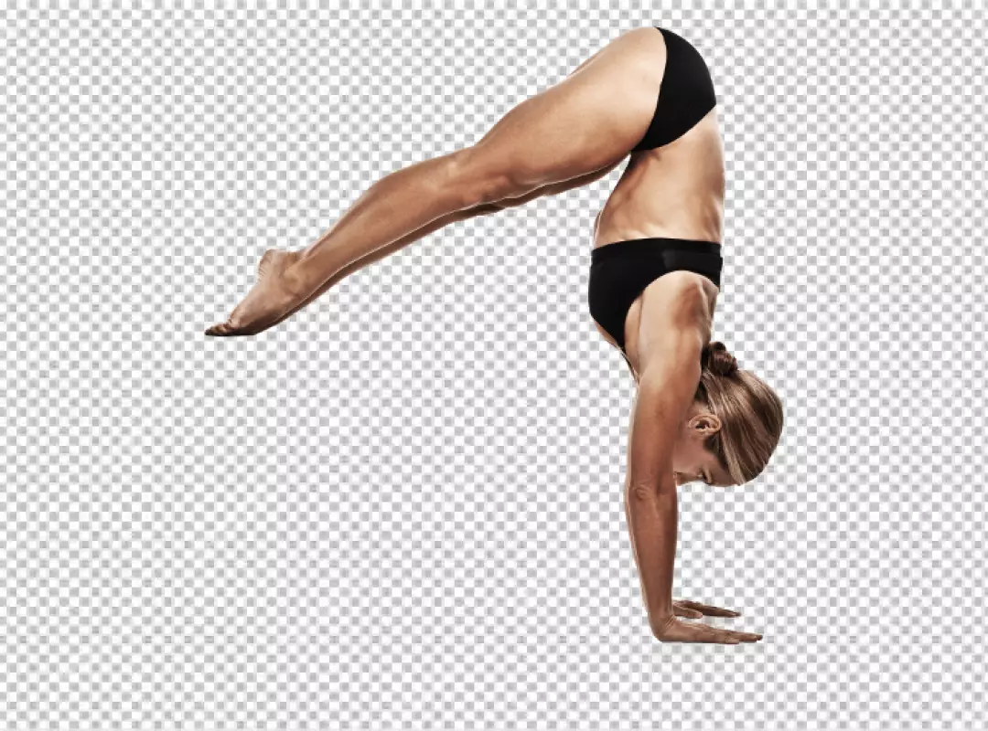 Free Premium PNG Perfectly captures the woman’s focused strength and poise