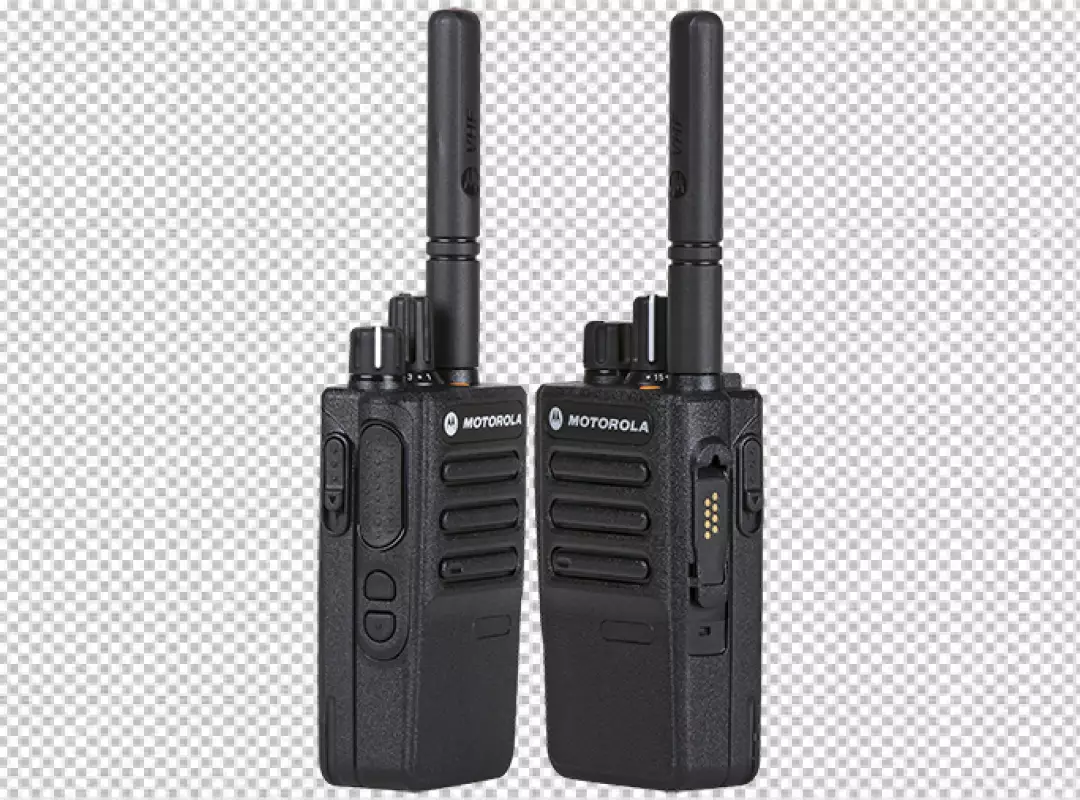 Free Premium PNG Black portable radio ht or walkie talkie in