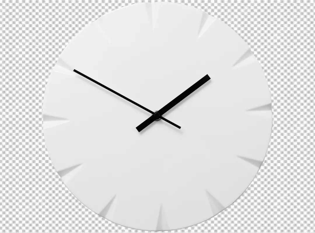 Free Premium PNG White watch transparent background 