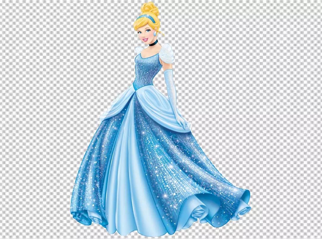 Free Premium PNG Cinderella nice dress 