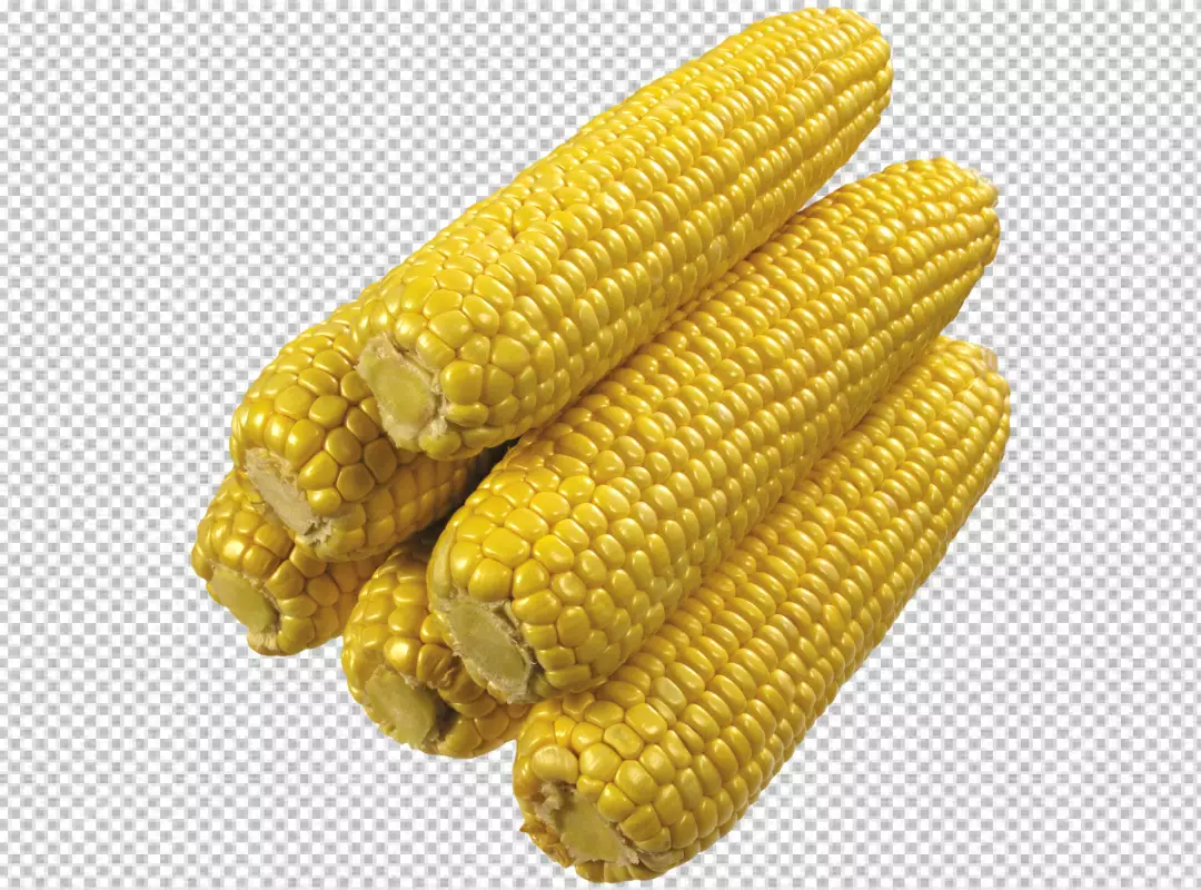 Free Premium PNG Close-up view of cooked and uncooked corns