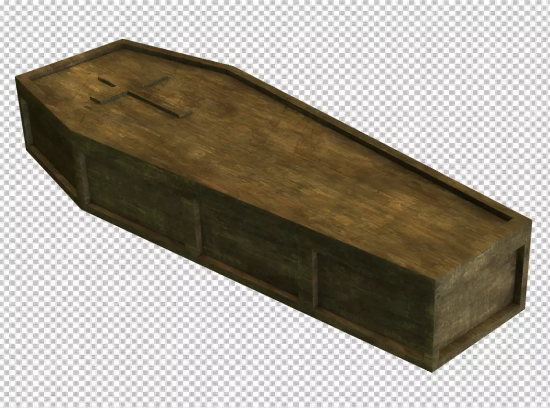 Free Premium PNG Coffin concept transparent background 