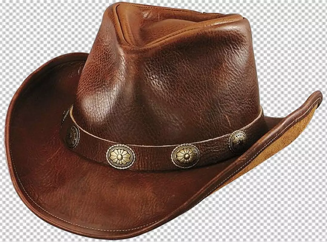 Free Premium PNG Cowboy hat on isolated png background