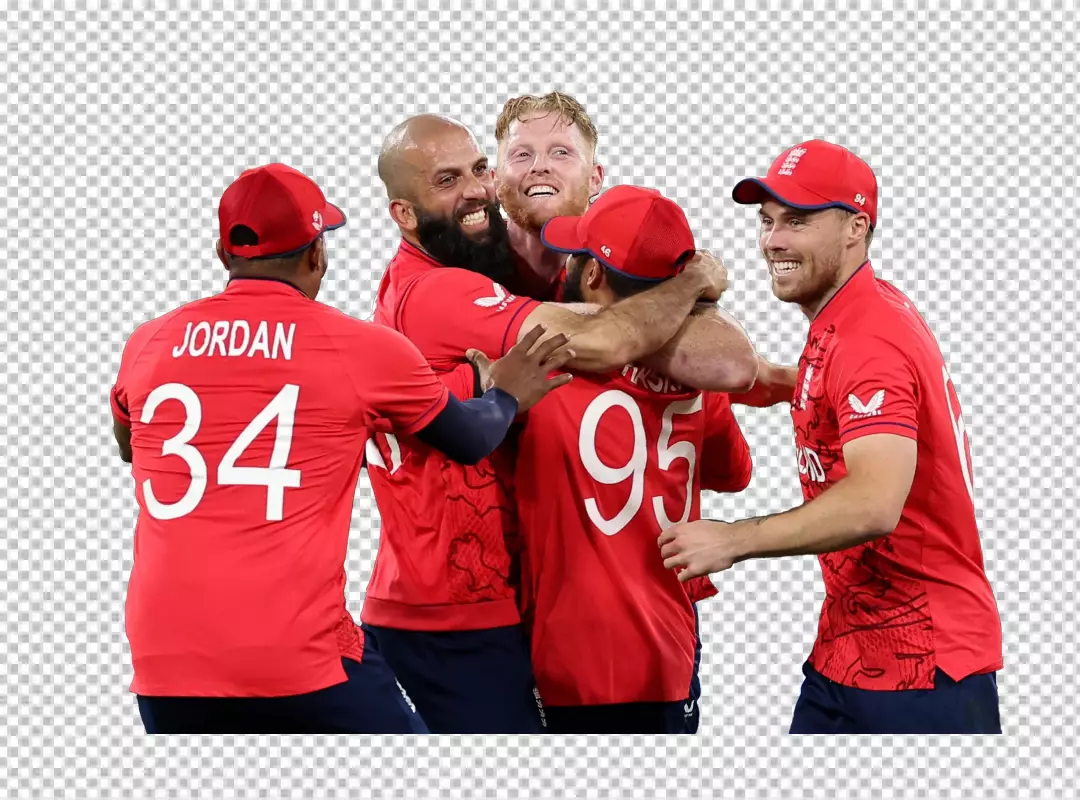 Free Premium PNG England Cricket Team Winning Celebration