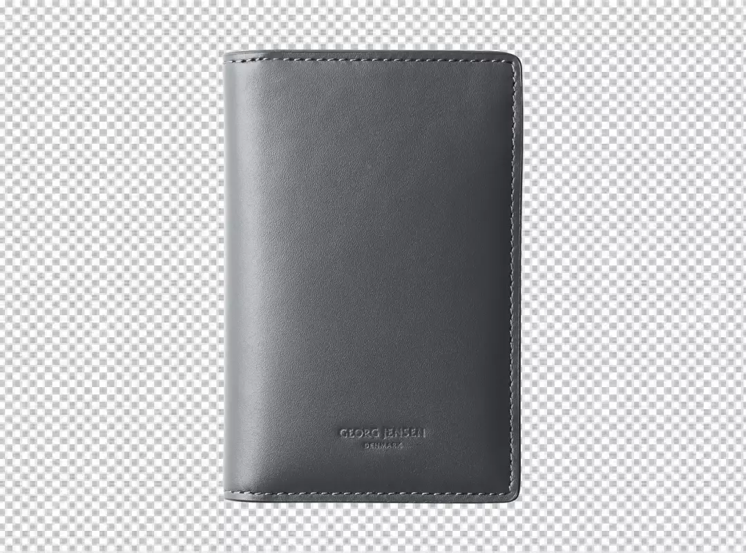 Free Premium PNG Black leather wallet product Design 2