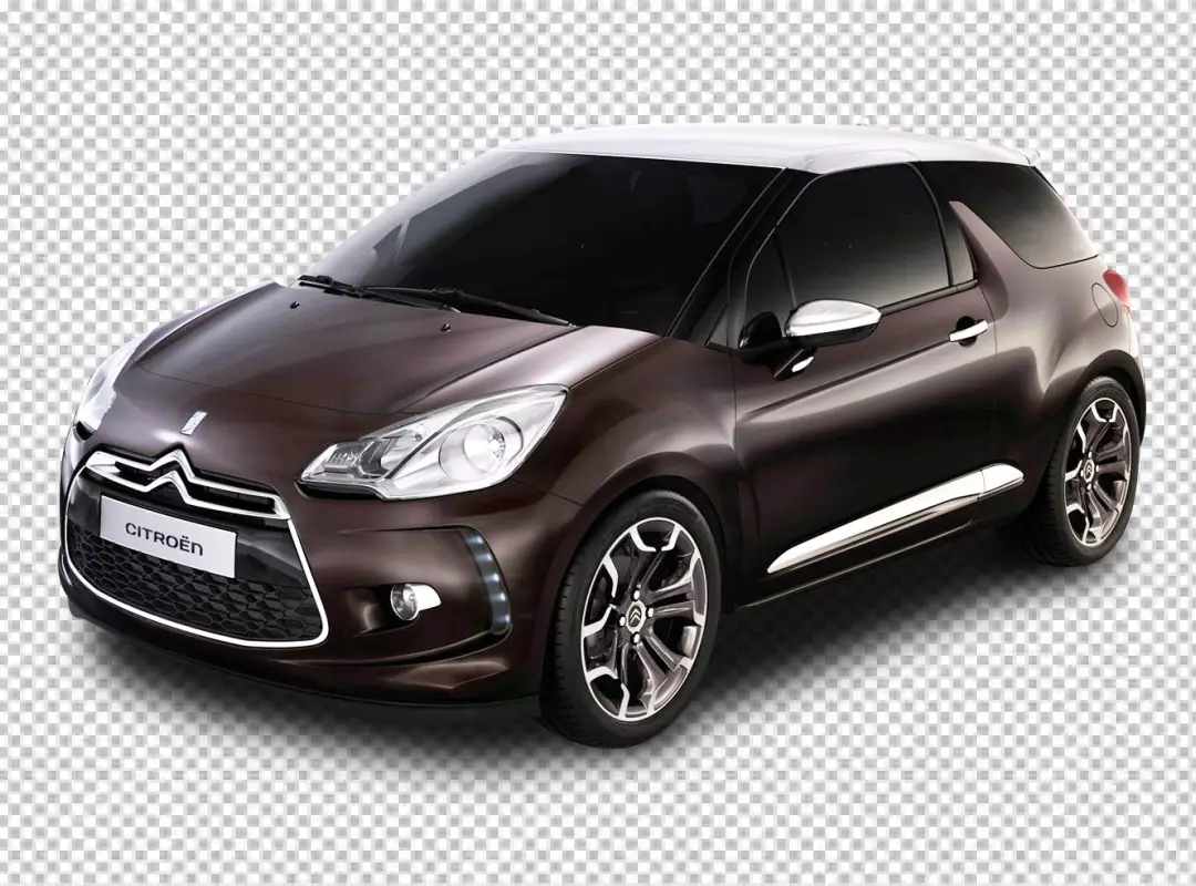 Free Premium PNG Chocolate color citroen car transparent background