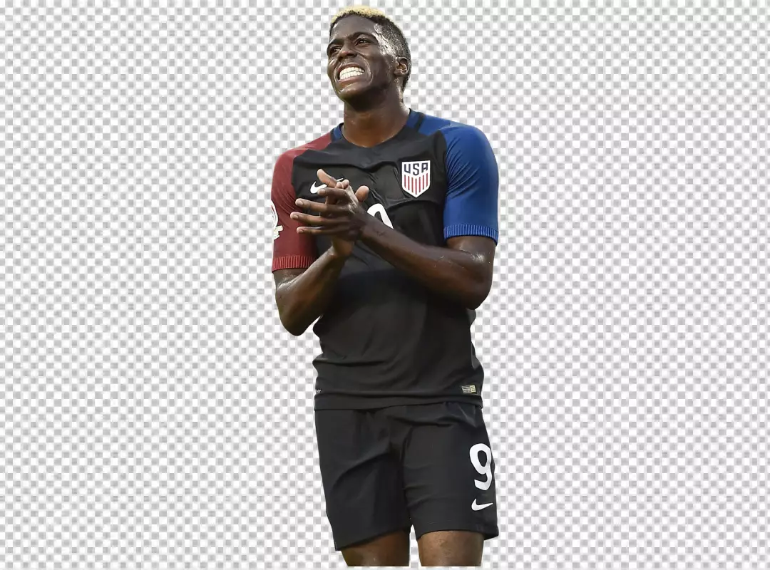 Free Premium PNG Gyasi Zardes U.S. Soccer Official football Player