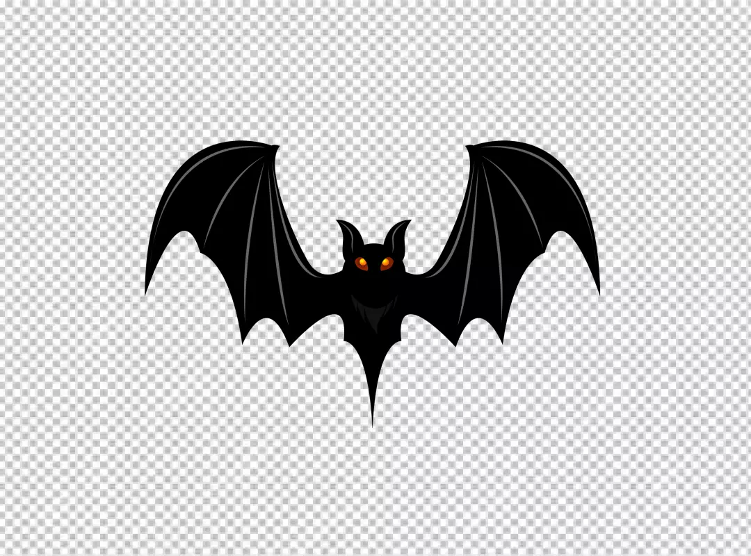 Free Premium PNG Bat silhouette isolated on png background Halloween