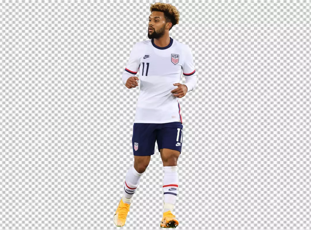 Free Premium PNG Konrad de la Fuente American soccer player