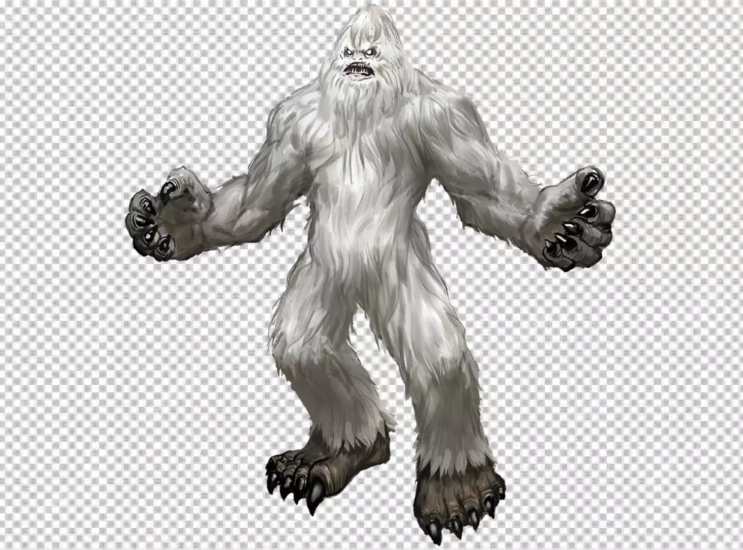 Free Premium PNG yeti is said to be shy and reclusive, and there have been few reported sightings of it