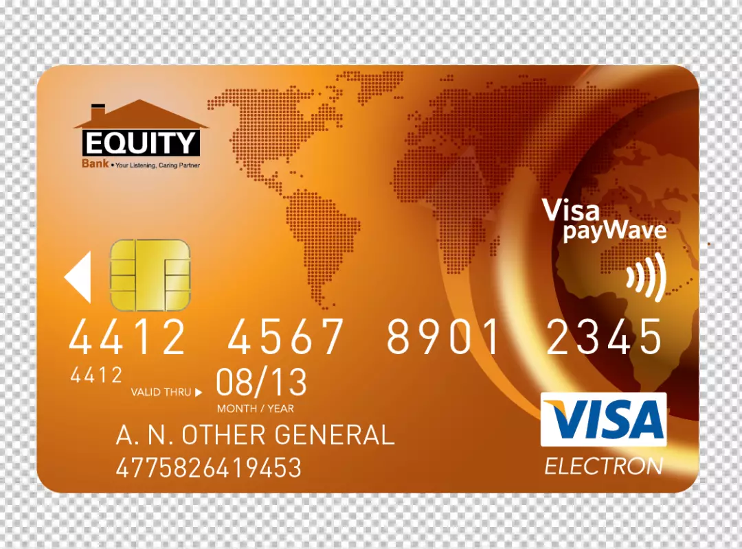 Free Premium PNG Realistic glass effect credit card PNG