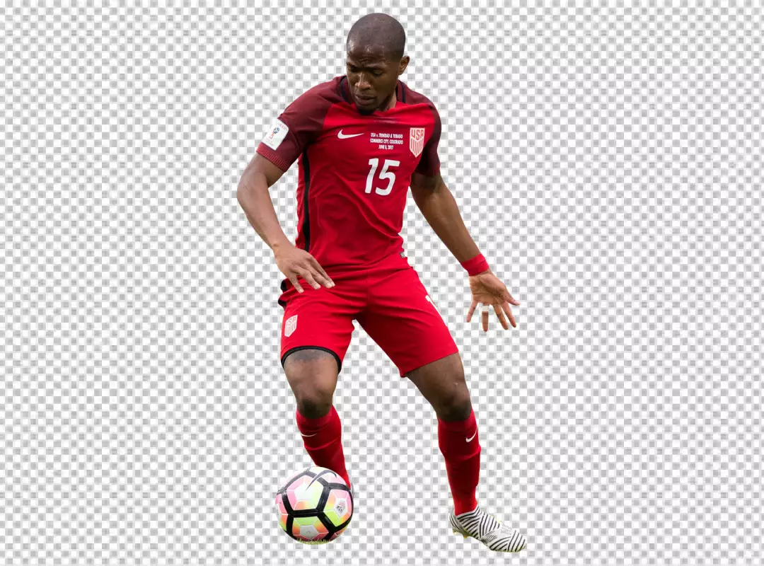 Free Premium PNG Darlington Nagbe American football Player